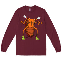 Burgundy cool easy cockroach insect halloween Long Sleeve Tee - linhVisuals