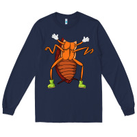 Navy cool easy cockroach insect halloween Long Sleeve Tee - linhVisuals