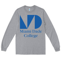 Heather Grey miami dade college Long Sleeve Tee - linhVisuals