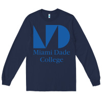Navy miami dade college Long Sleeve Tee - linhVisuals