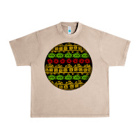 African Masks Round Earrings Urban Heavy Tee | Teevron