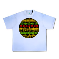Grape Ice african masks round earrings Urban Heavy Tee - BundleAndBundleShop