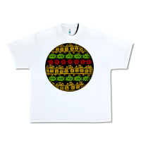 White african masks round earrings Urban Heavy Tee - BundleAndBundleShop