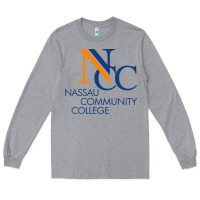 Heather Grey nassau community college Long Sleeve Tee - linhVisuals