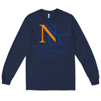 Navy nassau community college Long Sleeve Tee - linhVisuals