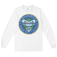 White queensborough community college Long Sleeve Tee - linhVisuals