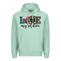 Seafoam armed forces day love my soldier Premium Hoodie - Artiststas