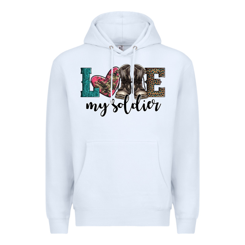 Armed Forces Day Love My Soldier Premium Hoodie by Artiststas | Teevron