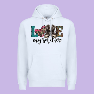 Armed Forces Day Love My Soldier Premium Hoodie Designed By Artiststas