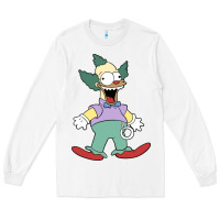 White krusty Long Sleeve Tee - linhVisuals