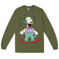 Army Green krusty Long Sleeve Tee - linhVisuals