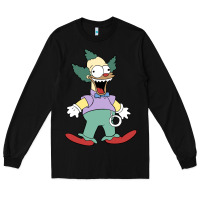 Black krusty Long Sleeve Tee - linhVisuals
