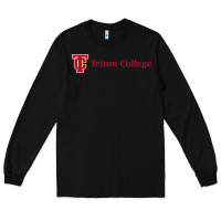 Black triton college Long Sleeve Tee - linhVisuals