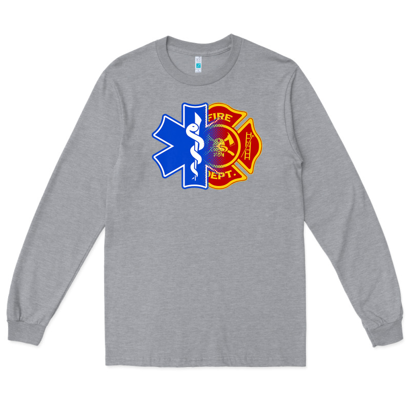 Emt Firefighter Ems Fire First Responder Premium Long Sleeve Tee by linhVisuals | Teevron