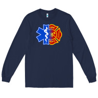 Navy emt firefighter ems fire first responder premium Long Sleeve Tee - linhVisuals
