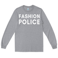 Heather Grey fashion police premium Long Sleeve Tee - linhVisuals