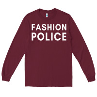 Burgundy fashion police premium Long Sleeve Tee - linhVisuals