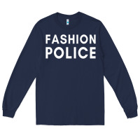 Navy fashion police premium Long Sleeve Tee - linhVisuals