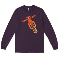 Plum fat bike mountain biking Long Sleeve Tee - linhVisuals