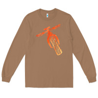 Toasted Coconut fat bike mountain biking Long Sleeve Tee - linhVisuals