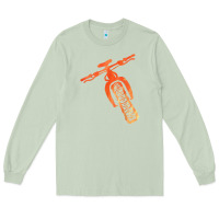 Matcha fat bike mountain biking Long Sleeve Tee - linhVisuals