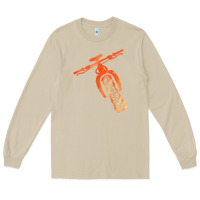 Mushroom fat bike mountain biking Long Sleeve Tee - linhVisuals