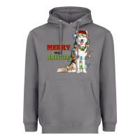 Storm Merry And Bright Husky Heavyweight Hoodie - RanaPortraitStore