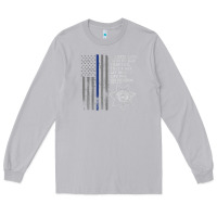 Moon Dust police in america correctional officer prayer Long Sleeve Tee - linhVisuals