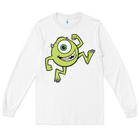 White mike wazowski Long Sleeve Tee - linhVisuals