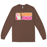 Chestnut donut coffee lover dunkie junkie Long Sleeve Tee - linhVisuals