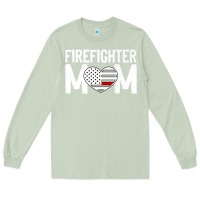 Matcha female firefighter mom thin red line flag firefighting premium Long Sleeve Tee - linhVisuals