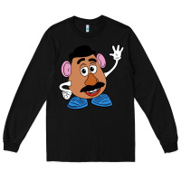 Black mr potato Long Sleeve Tee - linhVisuals