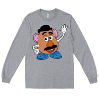 Heather Grey mr potato Long Sleeve Tee - linhVisuals