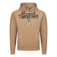 Vintage Coffee blessed teacher Vintage Hoodie - CowhideDigitalArt