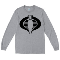 Heather Grey Gi Joe Cobra Vintage Long Sleeve Tee - linhVisuals
