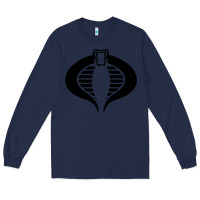 Navy Gi Joe Cobra Vintage Long Sleeve Tee - linhVisuals