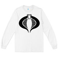 White Gi Joe Cobra Vintage Long Sleeve Tee - linhVisuals