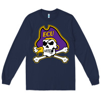Navy East Carolina Pirates Long Sleeve Tee - linhVisuals