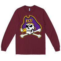 Burgundy East Carolina Pirates Long Sleeve Tee - linhVisuals