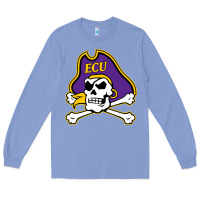 Colony Blue East Carolina Pirates Long Sleeve Tee - linhVisuals