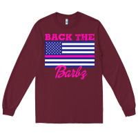 Burgundy NICKI BACK THE BARBZ Long Sleeve Tee - linhVisuals