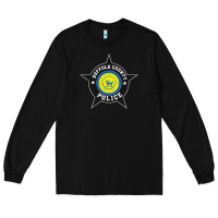 Black suffolk county police t shirt   scpd Long Sleeve Tee - linhVisuals