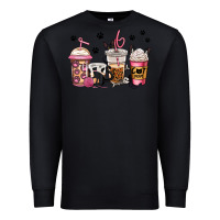 Black cat mom coffee Premium Sweatshirt - Jasminsmagicworld