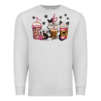 Dove Grey cat mom coffee Premium Sweatshirt - Jasminsmagicworld