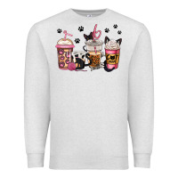 Oatmeal Heather cat mom coffee Premium Sweatshirt - Jasminsmagicworld