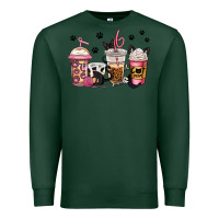 Sports Green cat mom coffee Premium Sweatshirt - Jasminsmagicworld