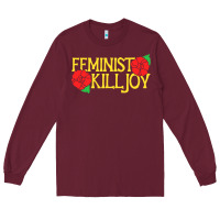 Feminist Killjoy Retro Women Woman Long Sleeve Tee | Teevron