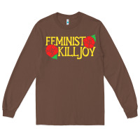 Chestnut feminist killjoy retro women woman Long Sleeve Tee - linhVisuals