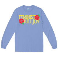 Colony Blue feminist killjoy retro women woman Long Sleeve Tee - linhVisuals