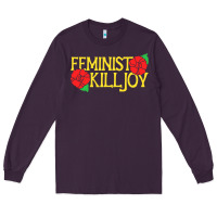 Plum feminist killjoy retro women woman Long Sleeve Tee - linhVisuals